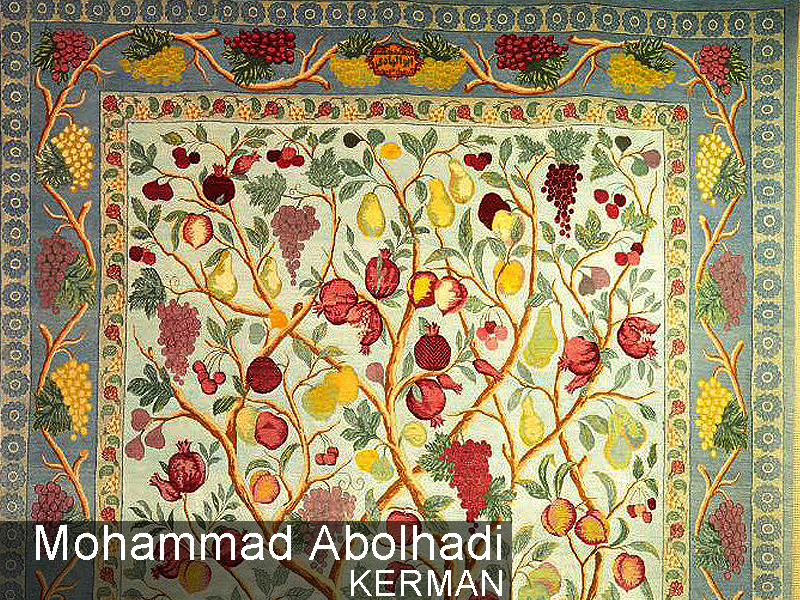 نمایش قالی «درخت زندگانی» استاد حاج محمد ابوالهادی در موزه فرش ایران